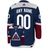 Colorado Avalanche tröja Customized Adidas Navy Tredje Authentic - NHL Tröjor Herr